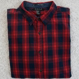 21men Fitted Long Sleeve Button Down